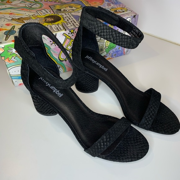 NIB Jeffery Campbell Laura Ankle Strap Heels - Picture 3 of 6